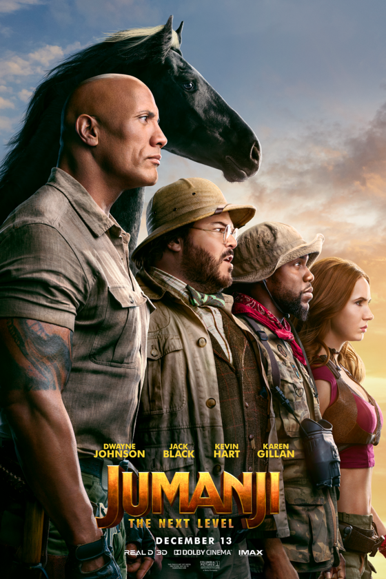 Jumanji: The Next Level key art Jumanji: The Next Level key art